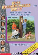 25 - Mary Anne and the Search for Tigger by Ann M. Martin