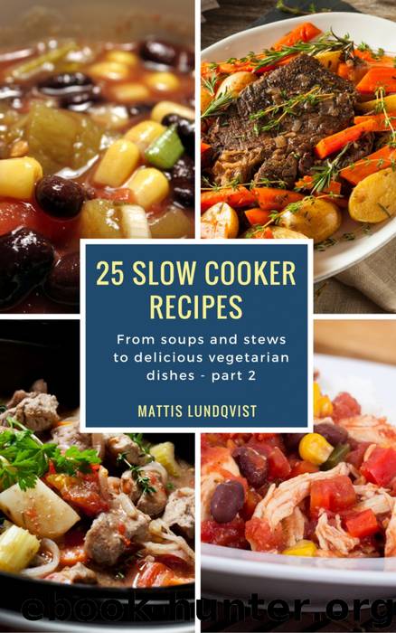 25 Slow Cooker Recipes by Mattis Lundqvist