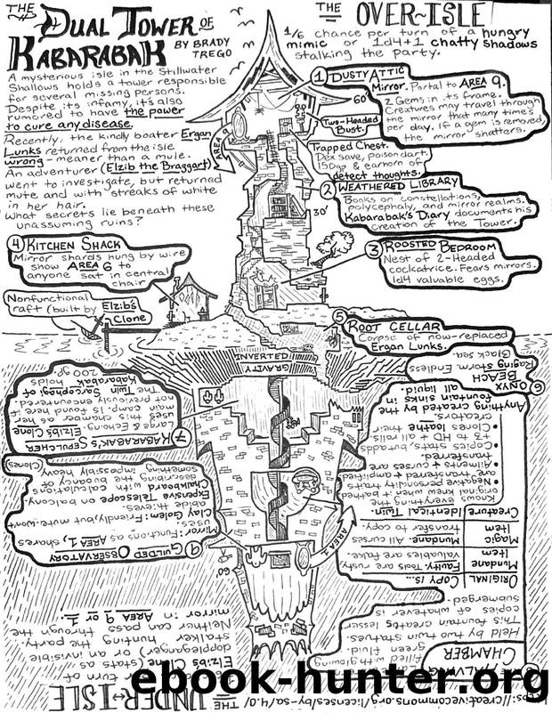25 The Dual Tower of Kabarabak By Brady Trego by Unknown