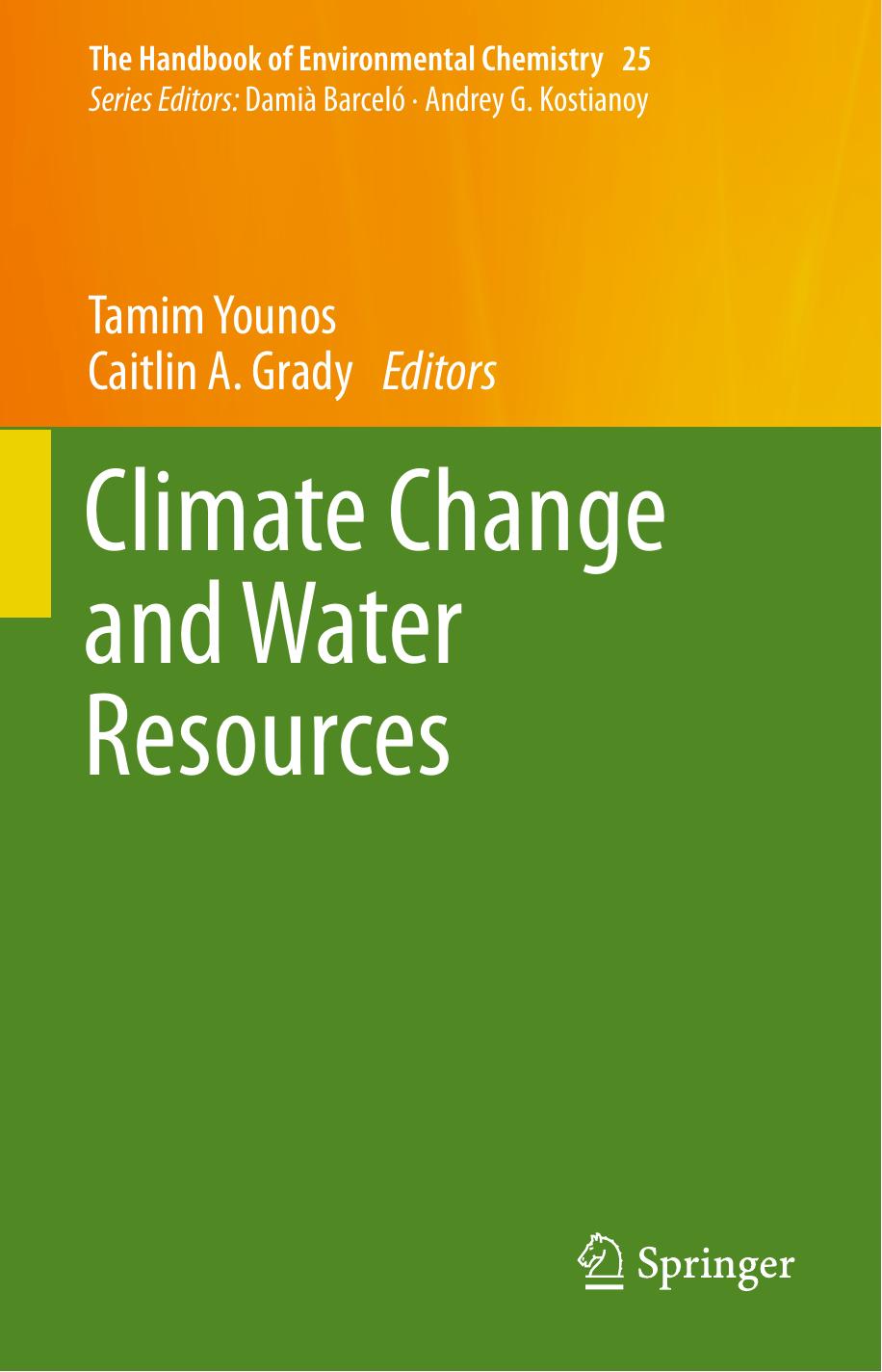 25. Climate Change and Water Resources (2013) by Unknown
