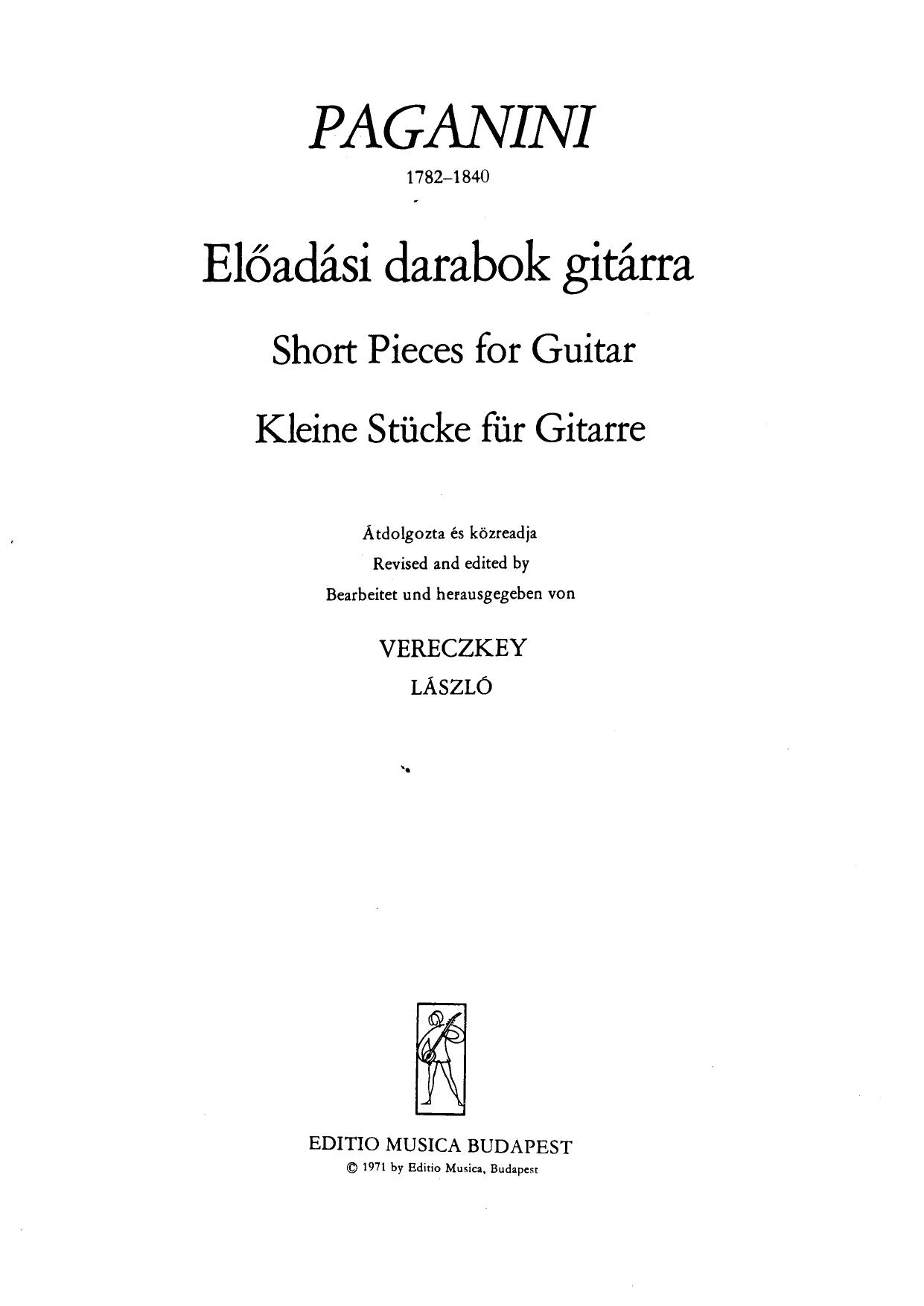 26 Short Pieces for Guitar, ch by Unknown
