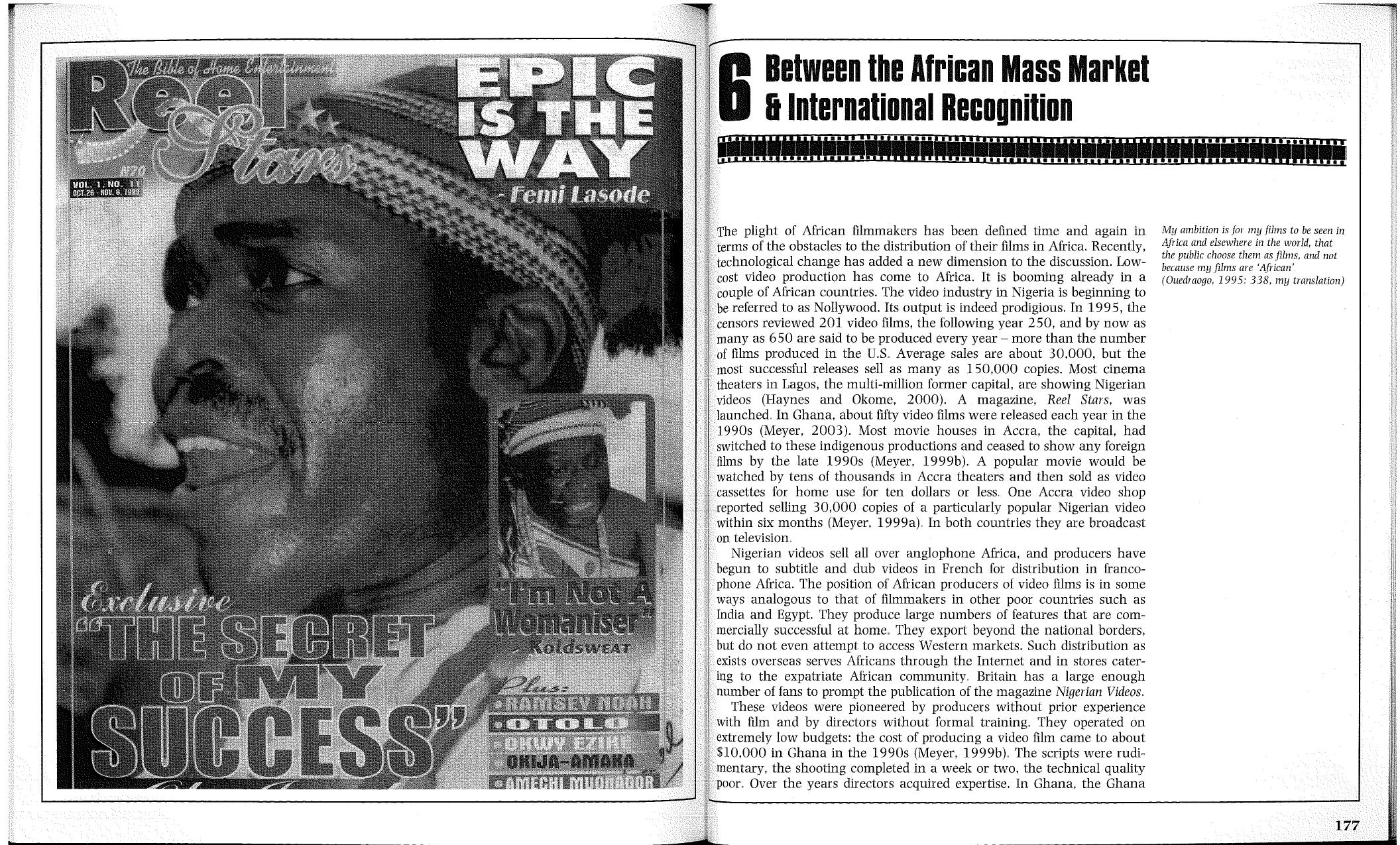 26. Between the African Mass Market & International Recognition by Unknown