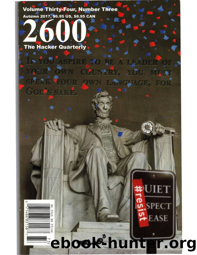 2600: The Hacker Quarterly - Vol. 34, No. 3 by GBPPR Total Information Awareness