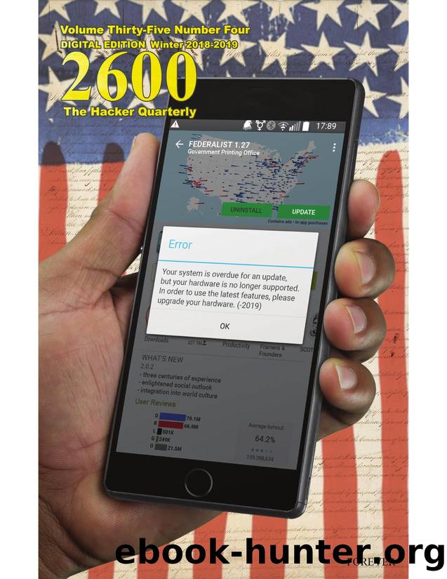 2600: The Hacker Quarterly - Vol. 35, No. 4 by GBPPR Total Information Awareness