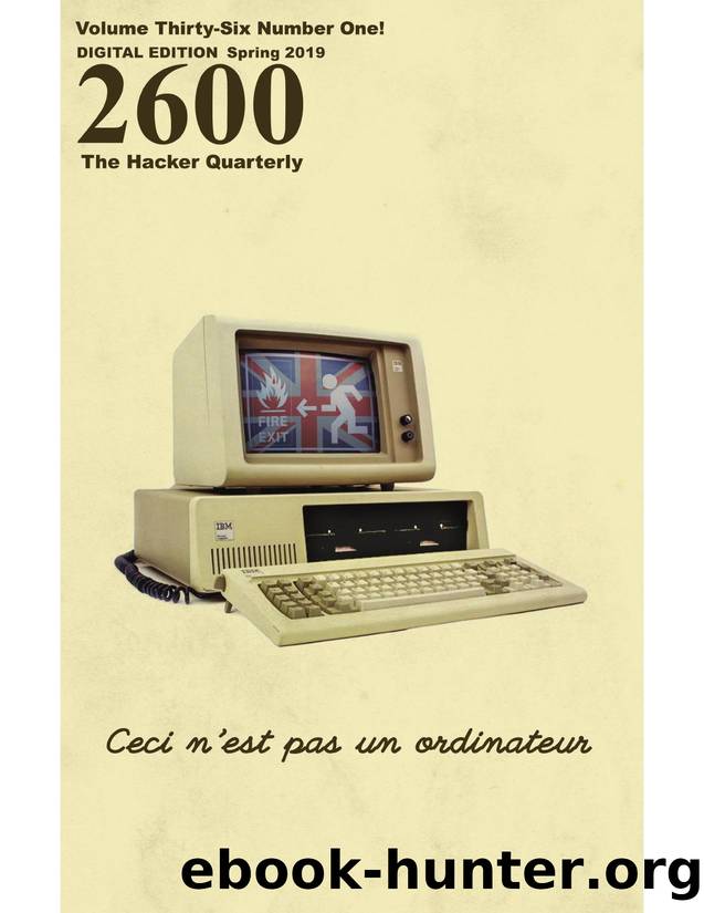 2600: The Hacker Quarterly - Vol. 36, No. 1 by GBPPR Total Information Awareness