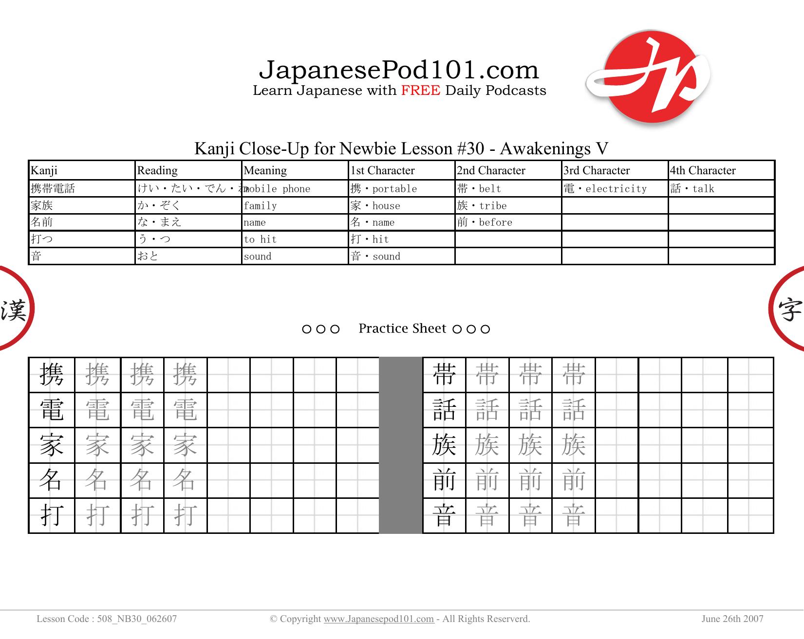 27. What’s Your Issue by Kanji Close-Up