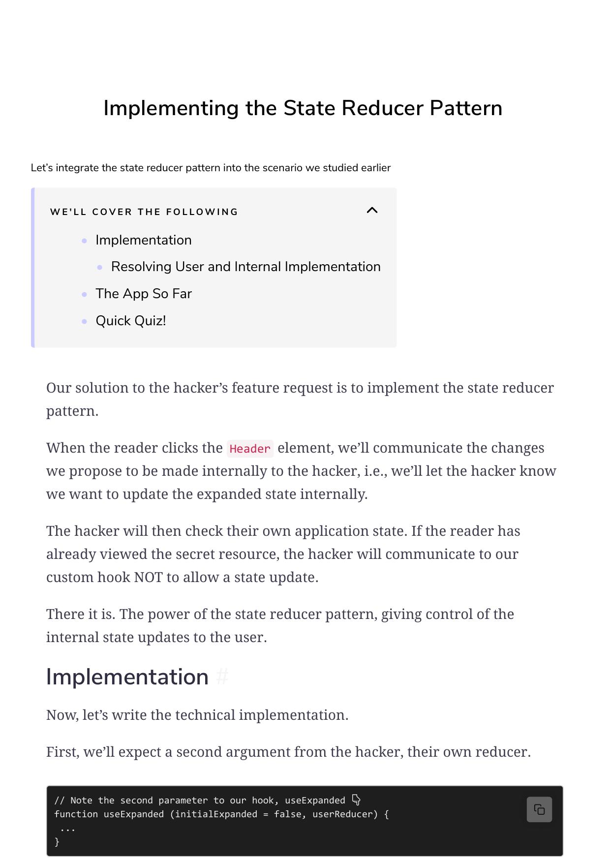 28 Implementing the State Reducer Pattern by Unknown