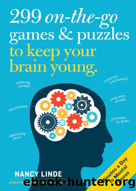 299 On-the-Go Games & Puzzles to Keep Your Brain Young by Nancy Linde