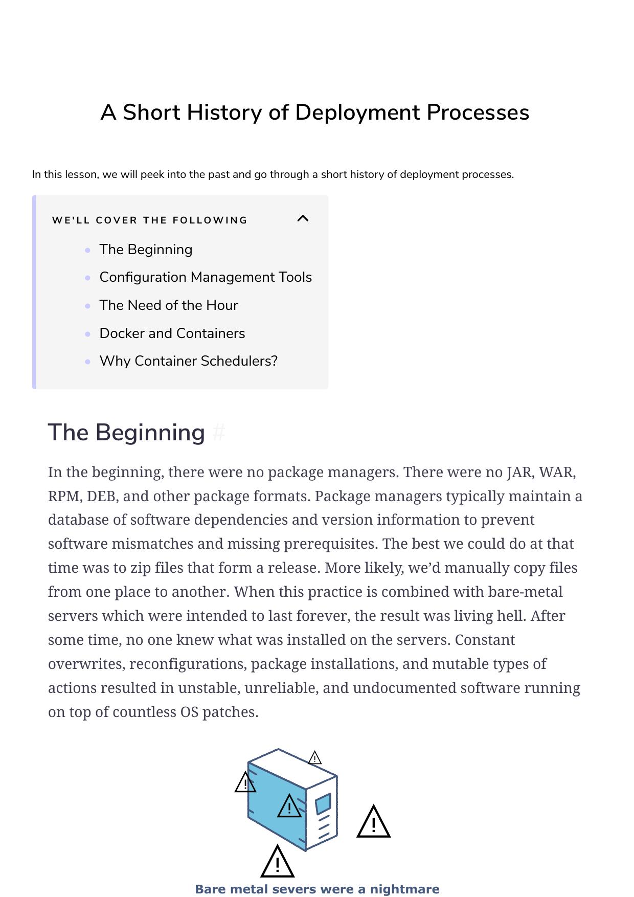 3 A Short History of Deployment Processes by Unknown