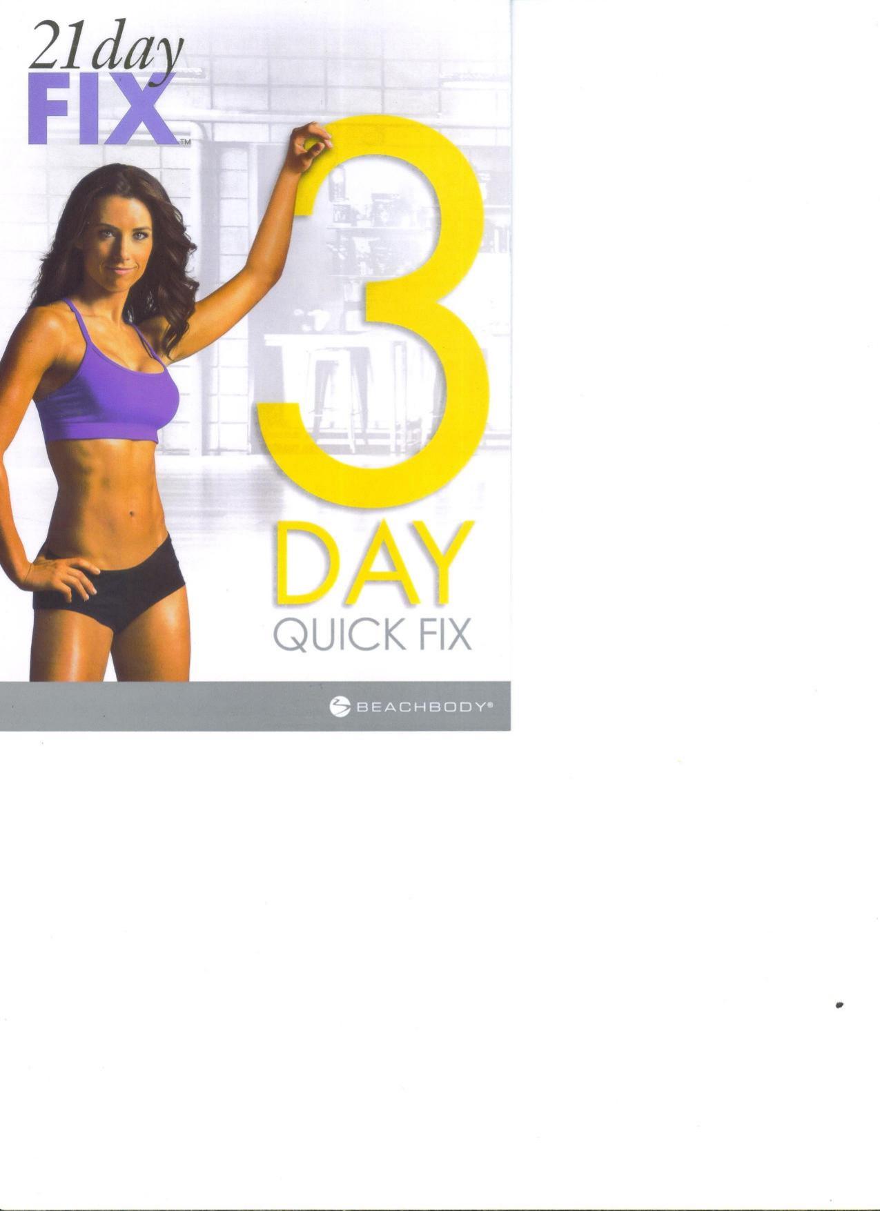 3 Day Quick Fix by unknow