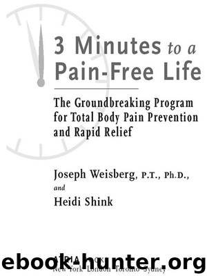 3 Minutes to a Pain-Free Life by Joseph Weisberg & Heidi Shink