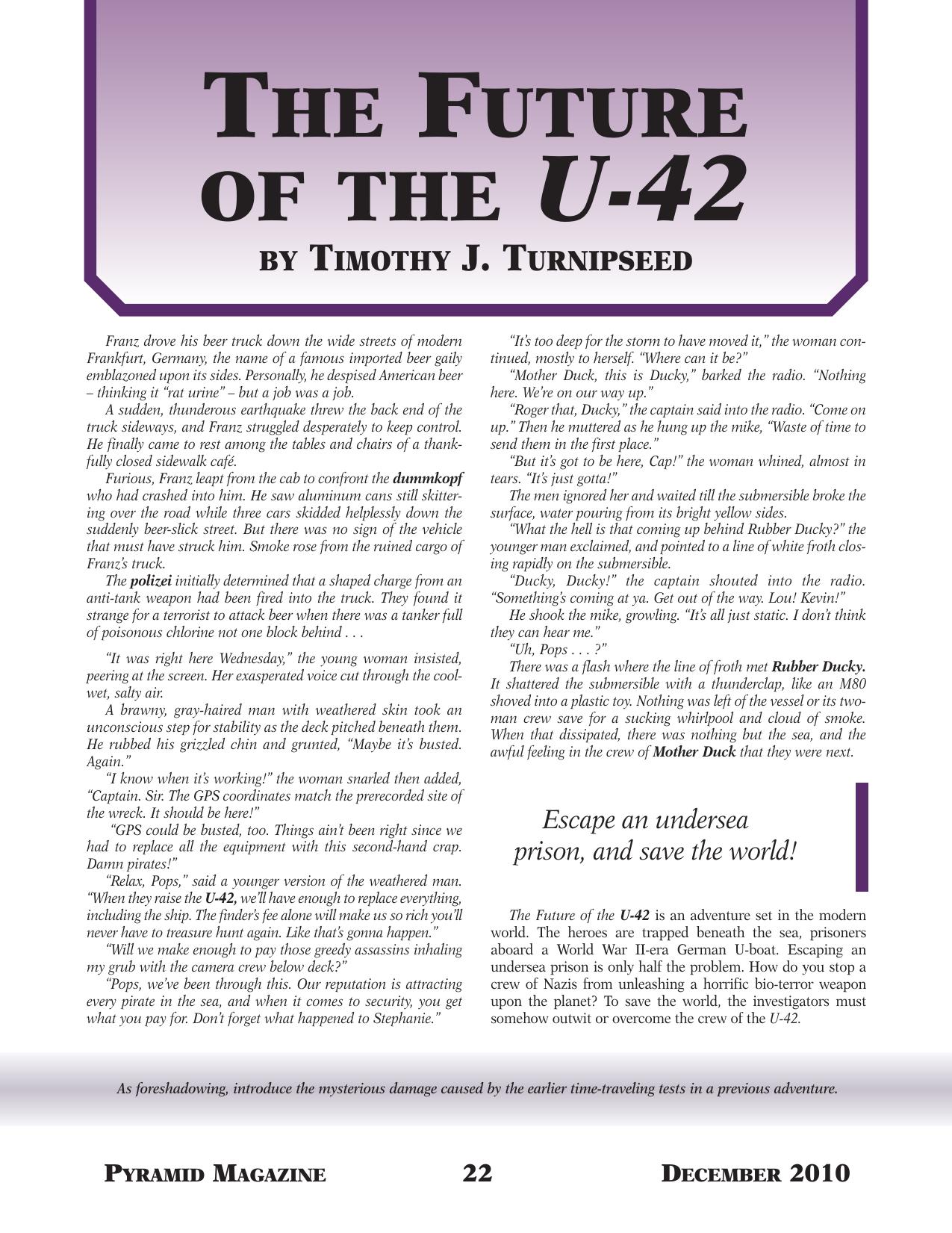 3-26 - ADVENTURE by The Future of the U-42