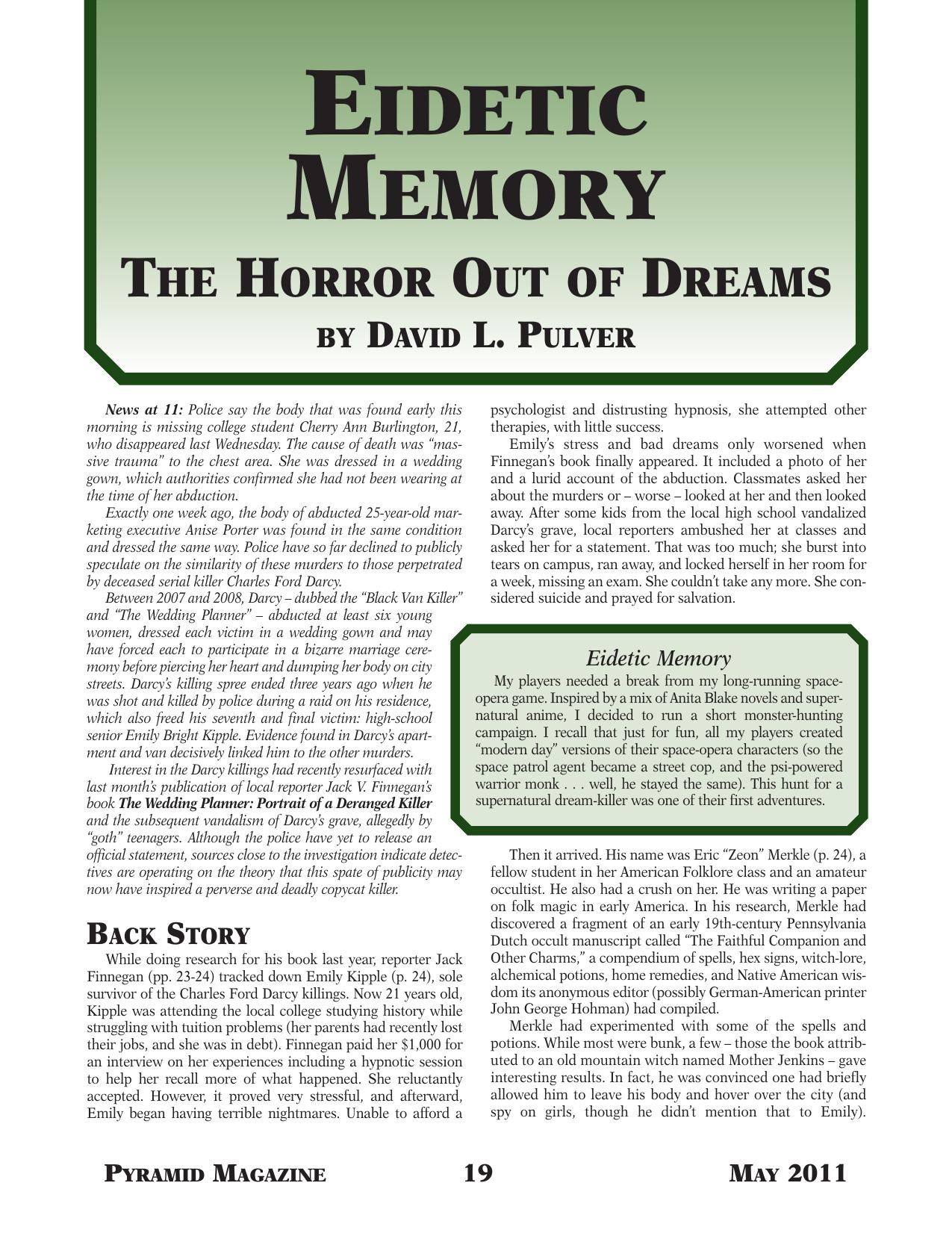 3-31 - ADVENTURE by The Horror Out of Dreams