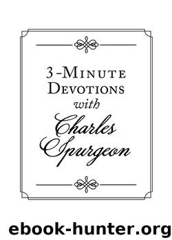 3-Minute Devotions with Charles Spurgeon by Charles Spurgeon