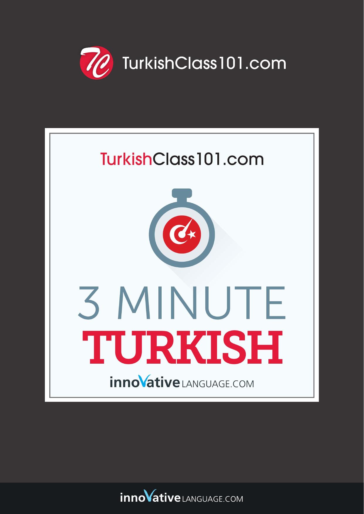 3-Minute Turkish by coll