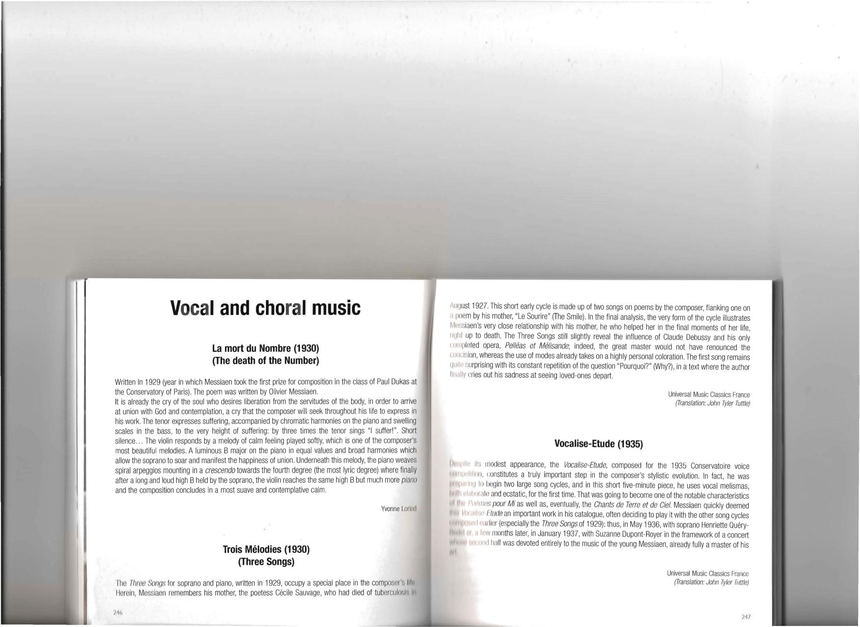 3. Vocal & Choral Music by Unknown