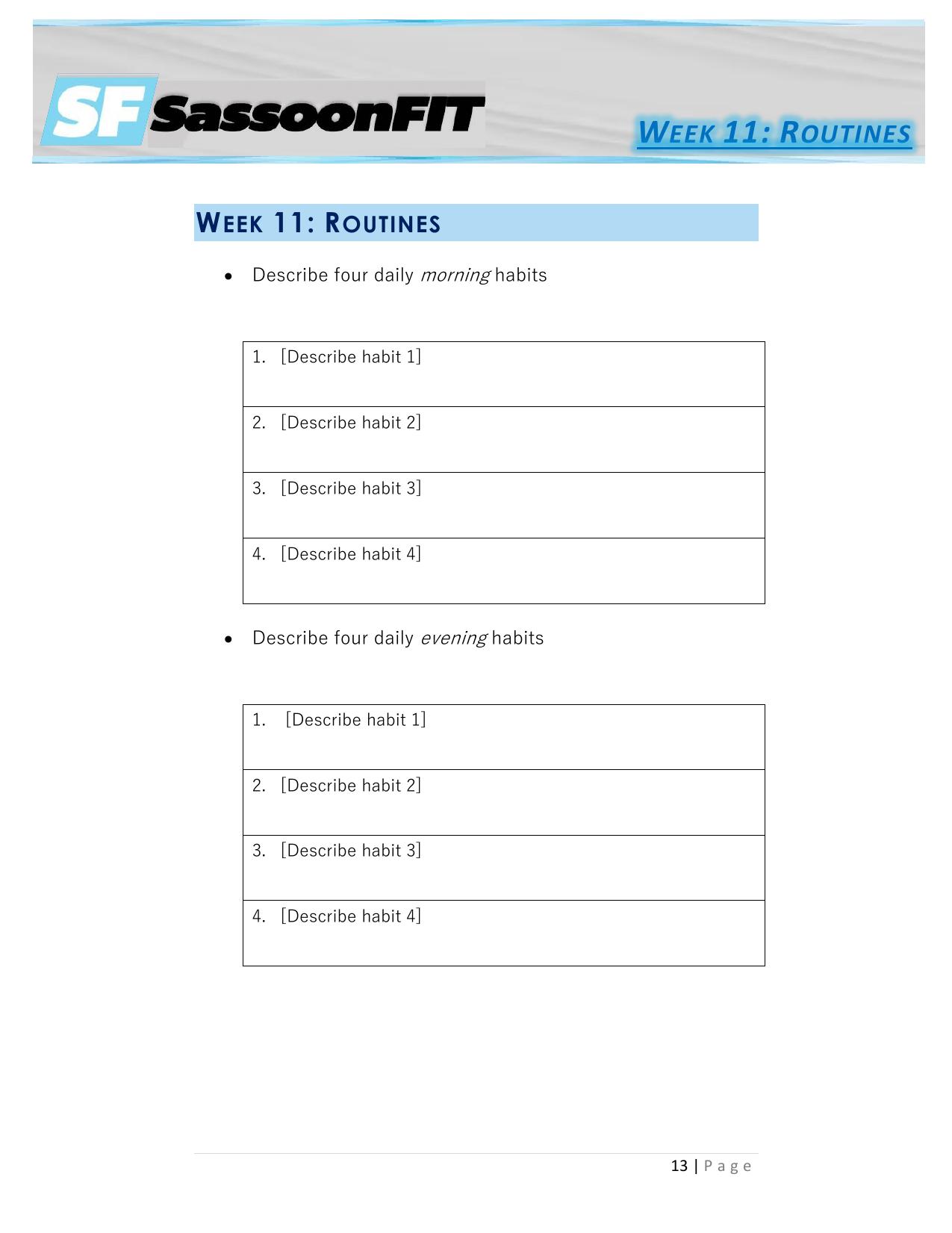 3.1 Routines and Keeping Track Assignment.pdf by Gamliel Sassoon