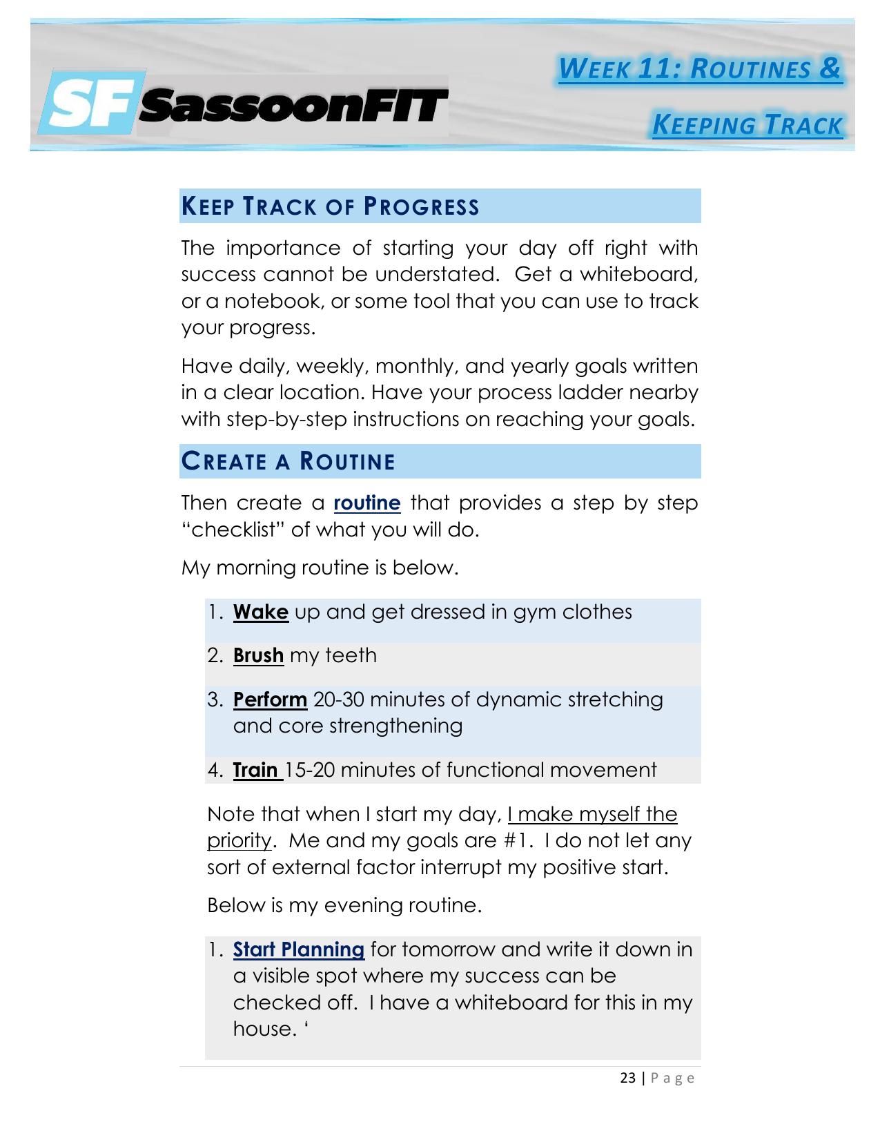 3.2 Routines and Keeping Track.pdf by Gamliel Sassoon