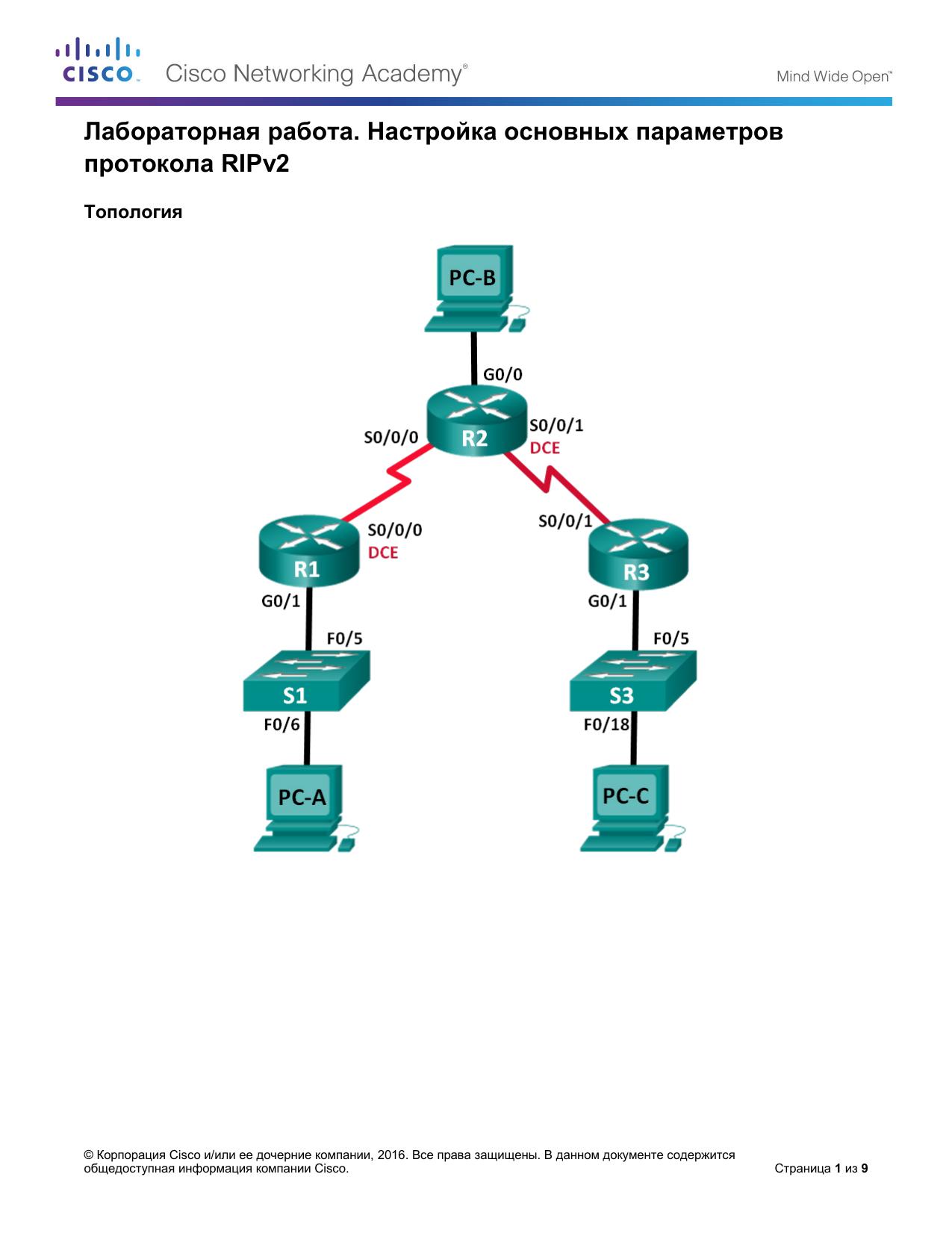 3.2.1.9 Lab by Cisco Systems