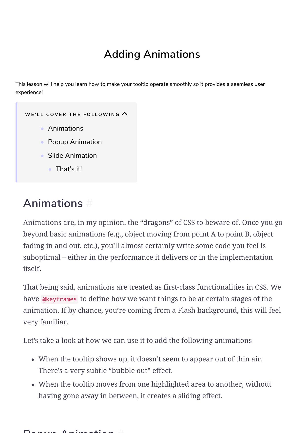 30 Adding Animations by Unknown