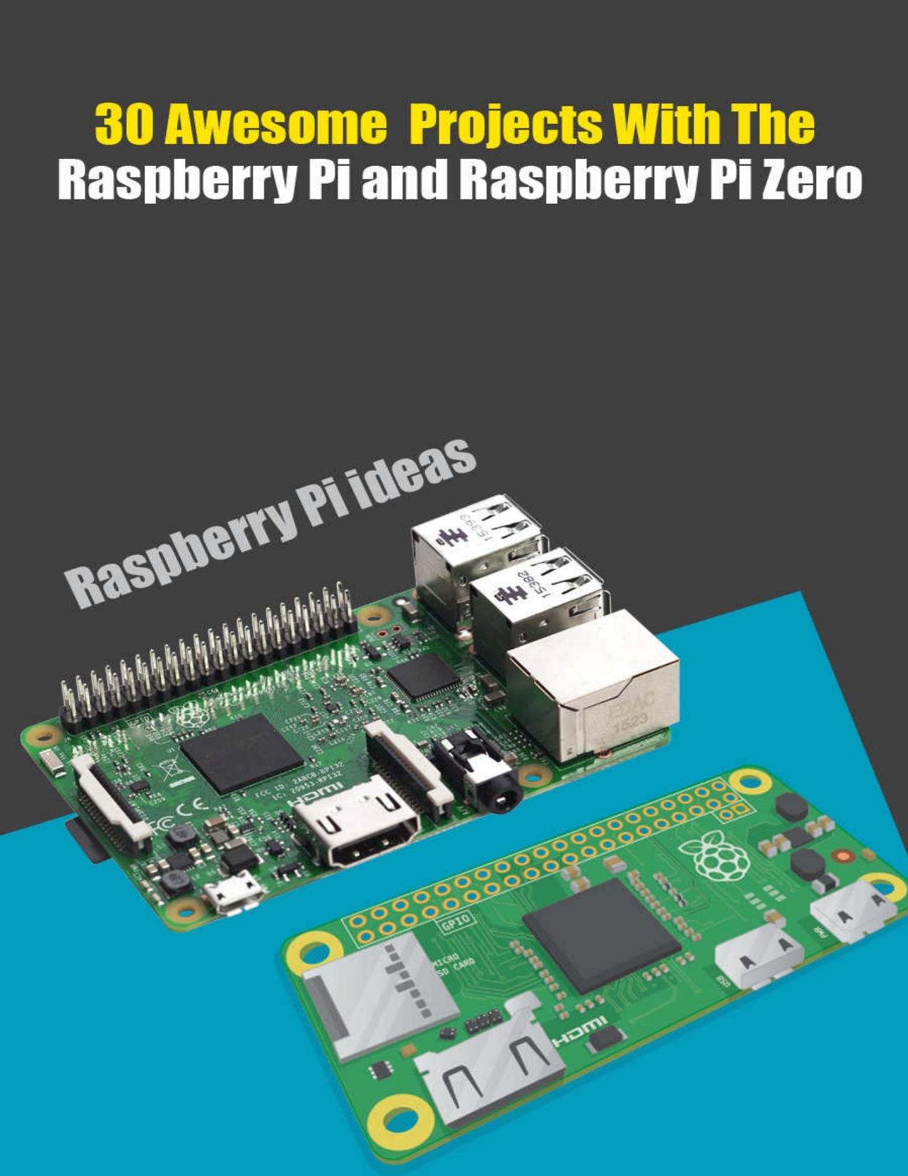 30 Awesome Projects With The Raspberry Pi and Raspberry Pi Zero: Raspberry Pi and Raspberry Pi Zero Ideas For Hobbies by Agus Yulianto