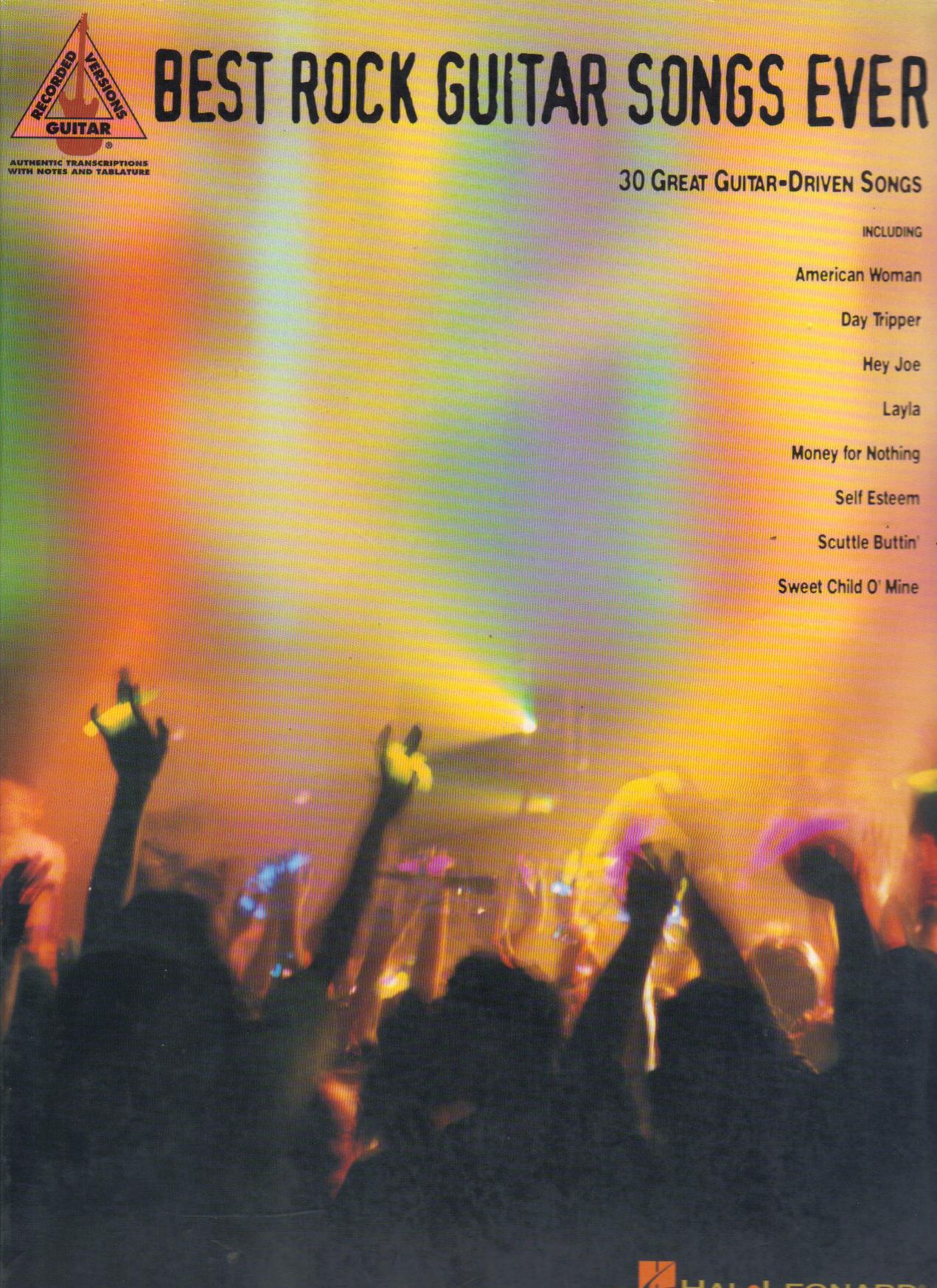 30 Best Rock Guitar Songs Ever by Hal Leonard