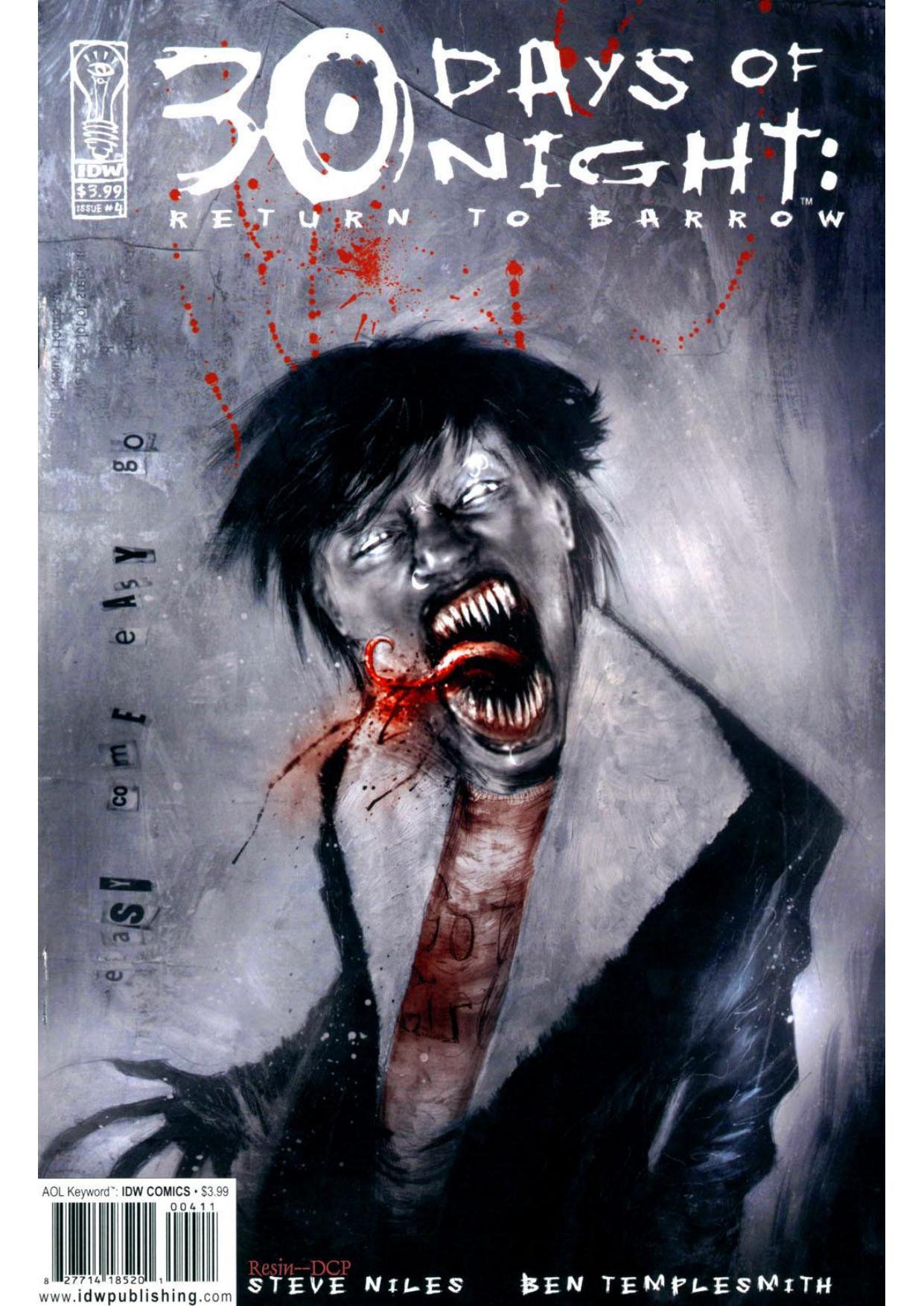 30 Days of Night. Return to Barrow #4 by Unknown