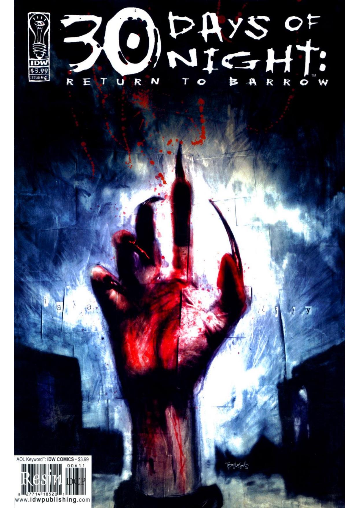 30 Days of Night. Return to Barrow #6 by Unknown
