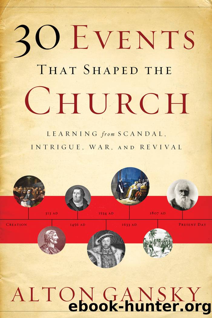 30 Events That Shaped the Church by Alton Gansky