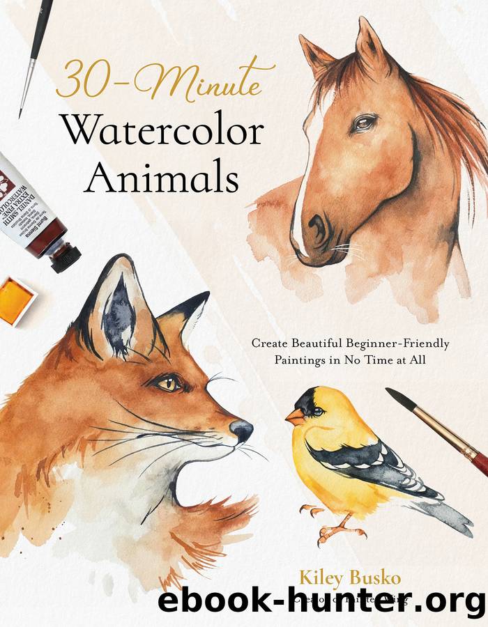 30-Minute Watercolor Animals by Kiley Busko