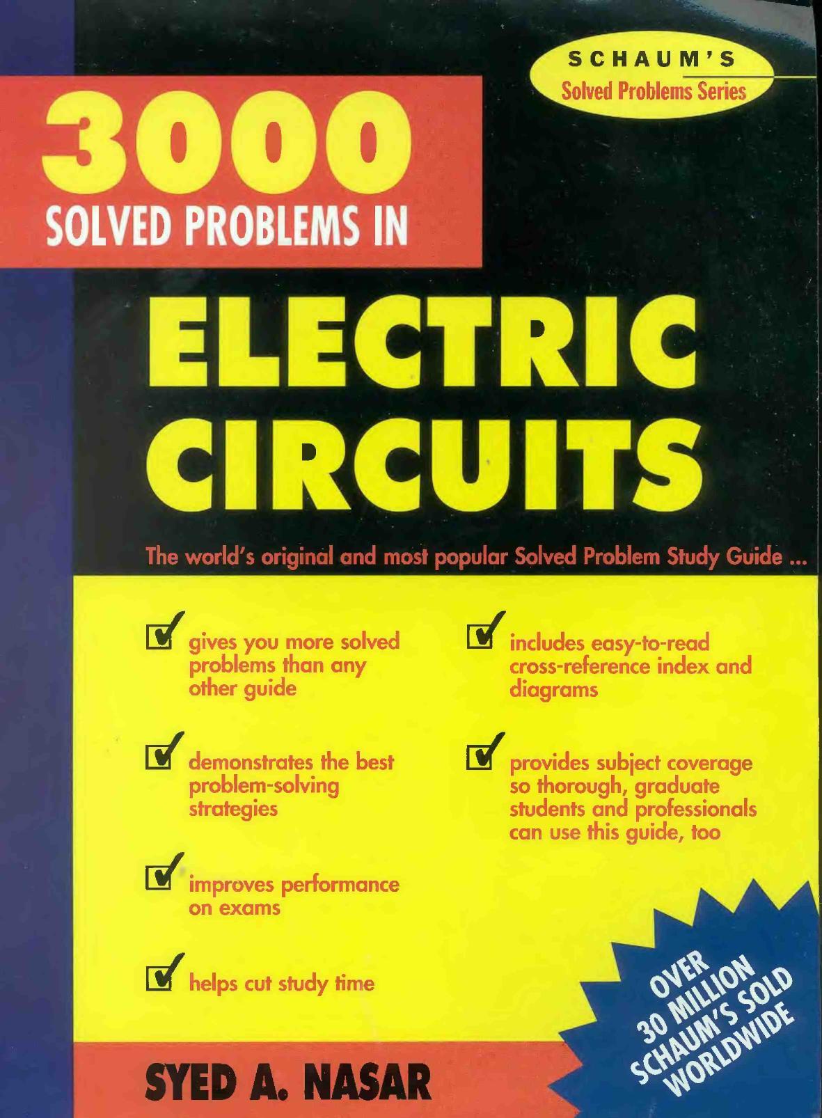 3000-Solved-Problems Electric-Circuits by Schaums series by Unknown