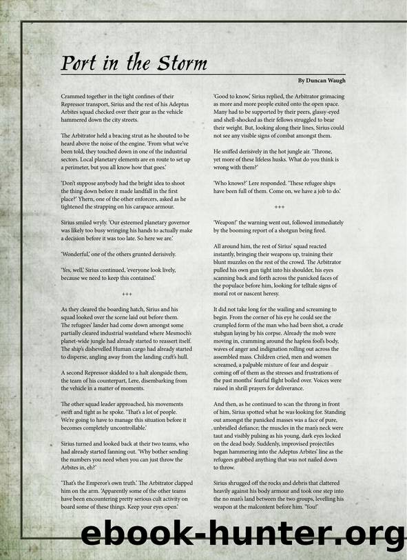 31. Pariah Port in the Storm by Unknown