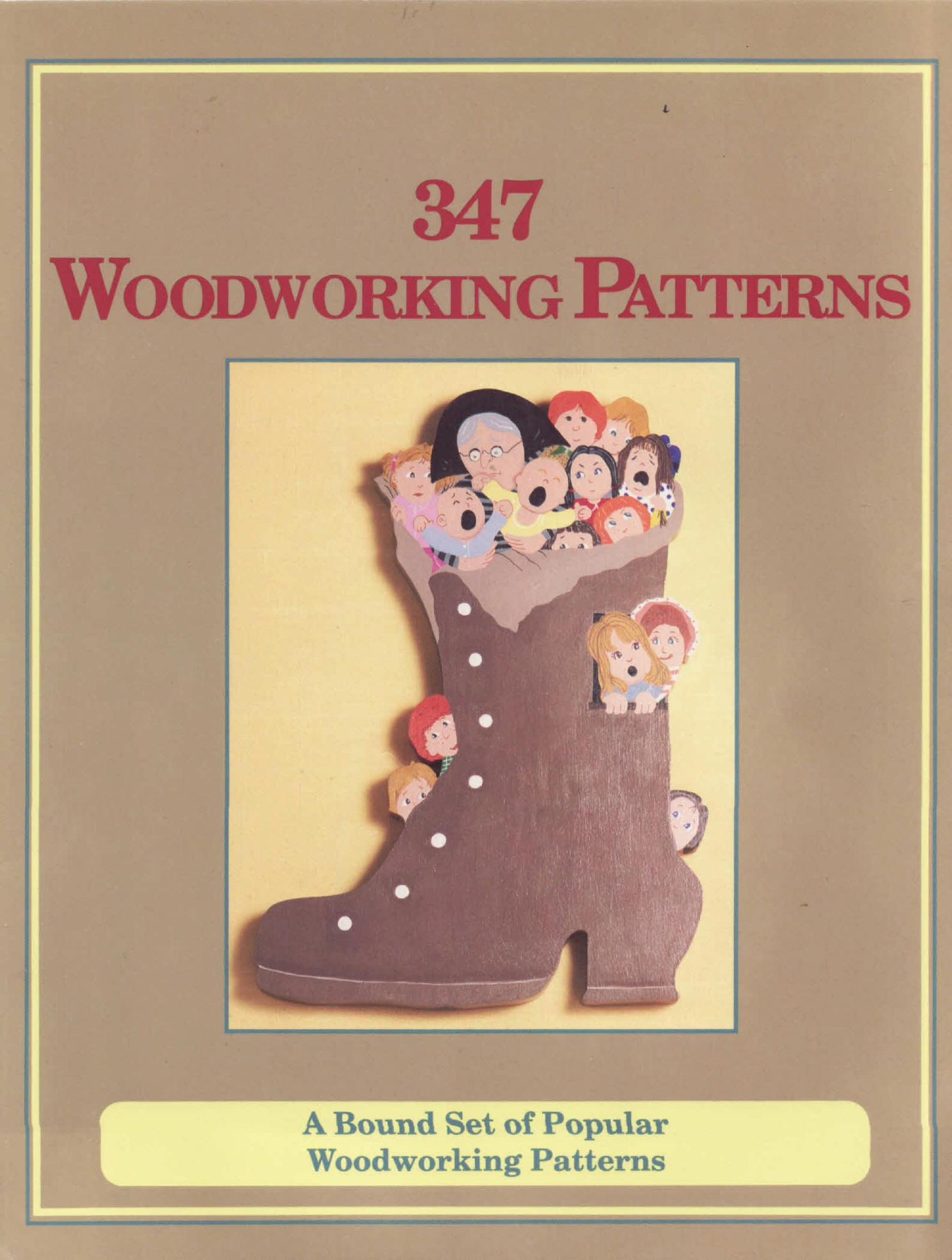 347 Woodworking Patterns A Bound Set of Popular Woodworking Patterns by Cal Beverly (Editor)