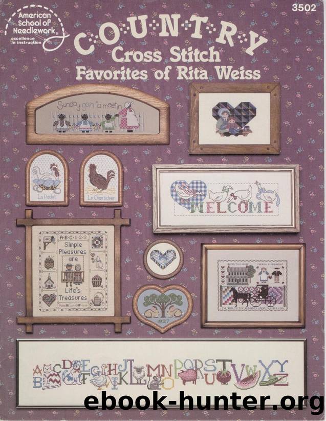 3502 Country Cross Stitch Favorites of Rita Weiss by Unknown
