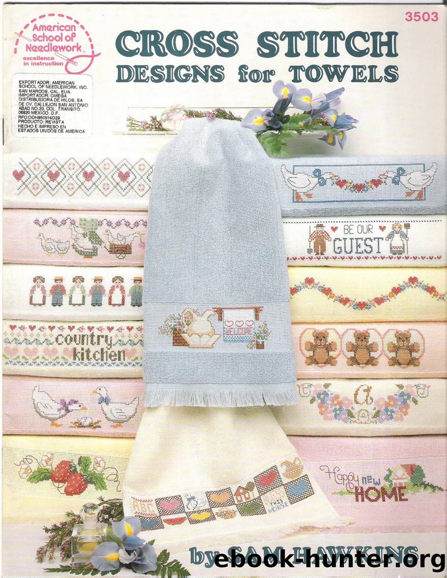 3503 Cross Stitch Designs for Towels by Unknown