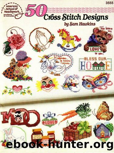 3555 Sam Hawkins by 50 Cross stitch designs