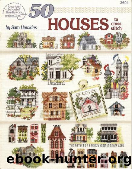 3601 50 Houses To Cross Stitch by Unknown