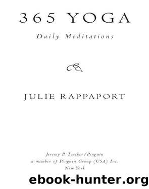 365 Yoga by Julie Rappaport