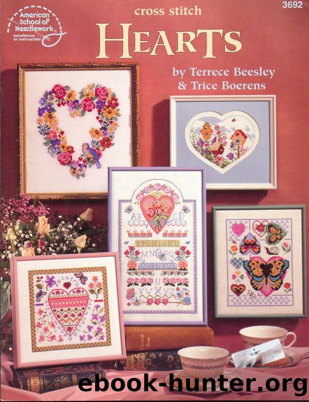 3692 Hearts Cross Stitch Patterns by Unknown