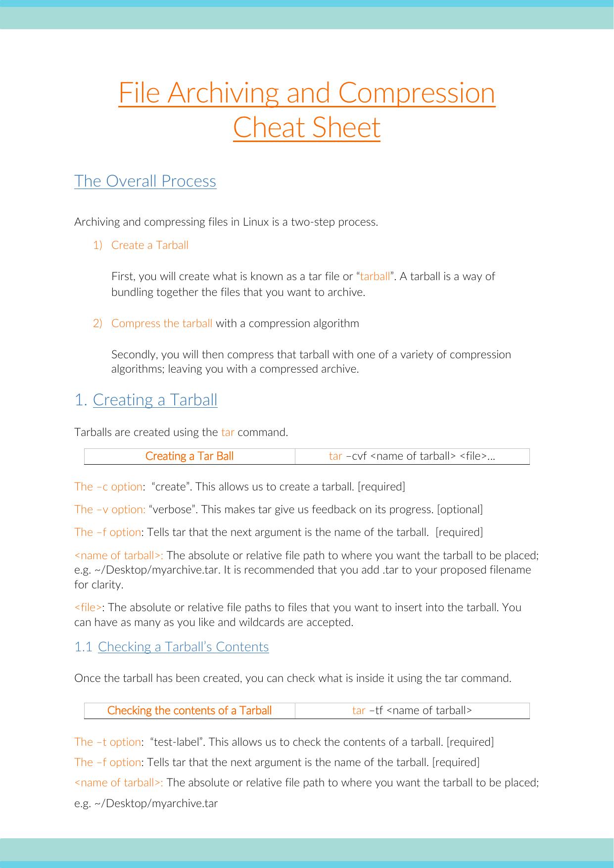 37.2 File Archiving Cheat Sheet.pdf by UoN User