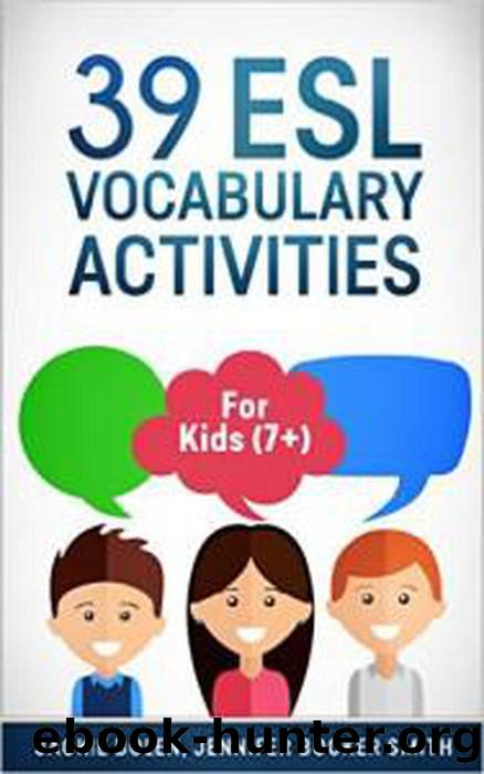 39 ESL Vocabulary Activities by Jackie Bolen