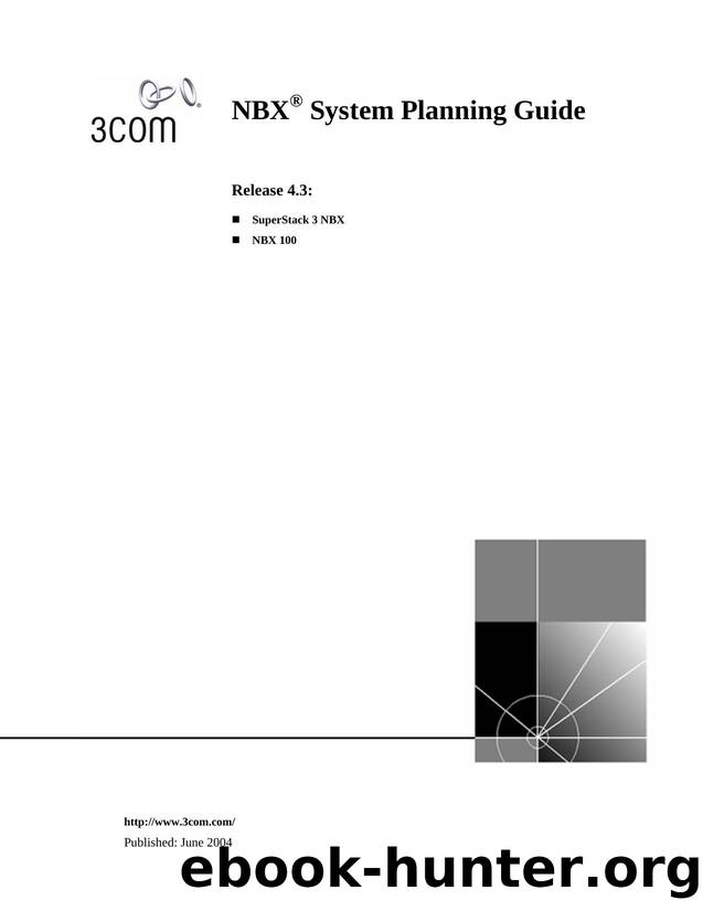 3Com NBX System Planning Guide by 3Com Corporation