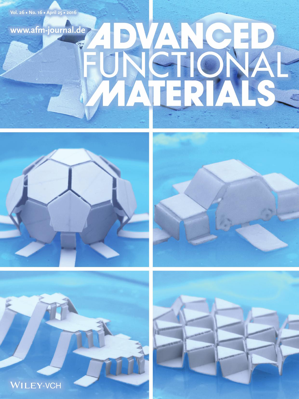 3D Assembly: Controlled Mechanical Buckling for Origami‐Inspired Construction of 3D Microstructures in Advanced Materials (Adv. Funct. Mater. 16/2016) by Unknown