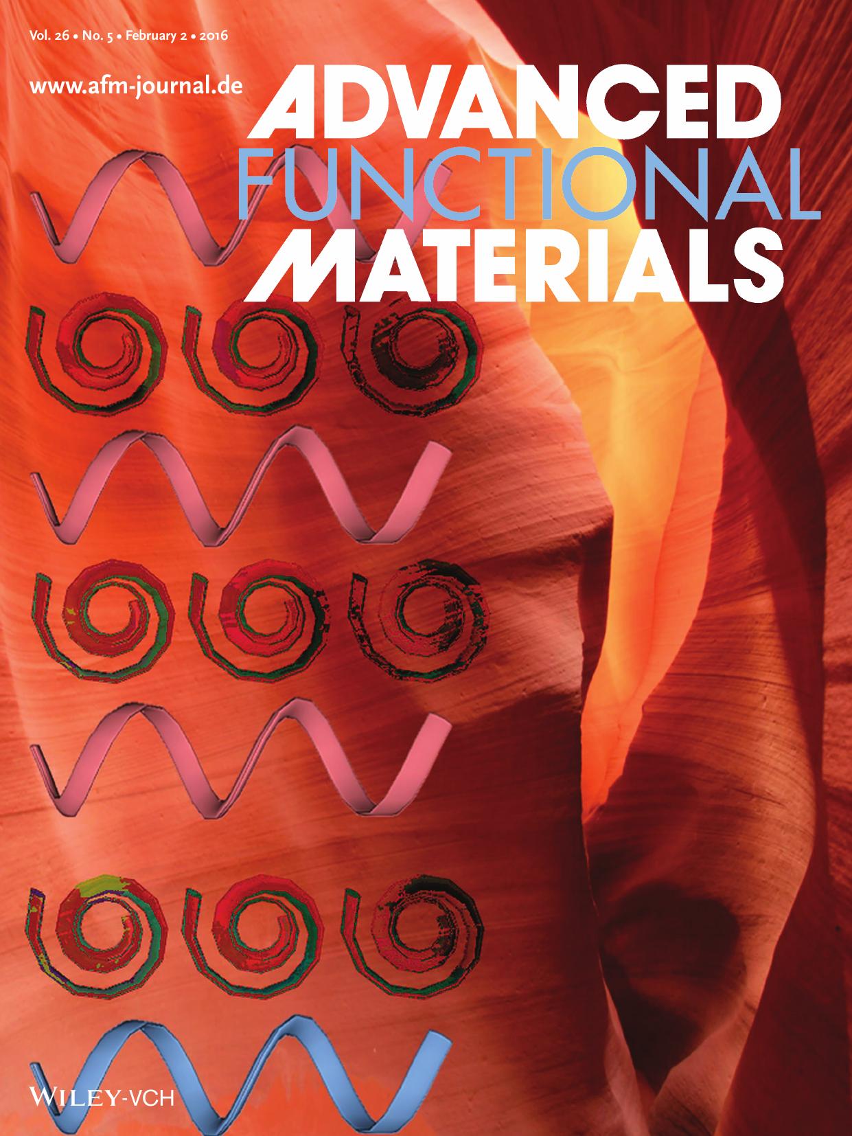 3D Printing: Helical 3D&#x02010;Printed Metal Electrodes as Custom&#x02010;Shaped 3D Platform for Electrochemical Devices (Adv. Funct. Mater. 5&#x0002F;2016) by Unknown
