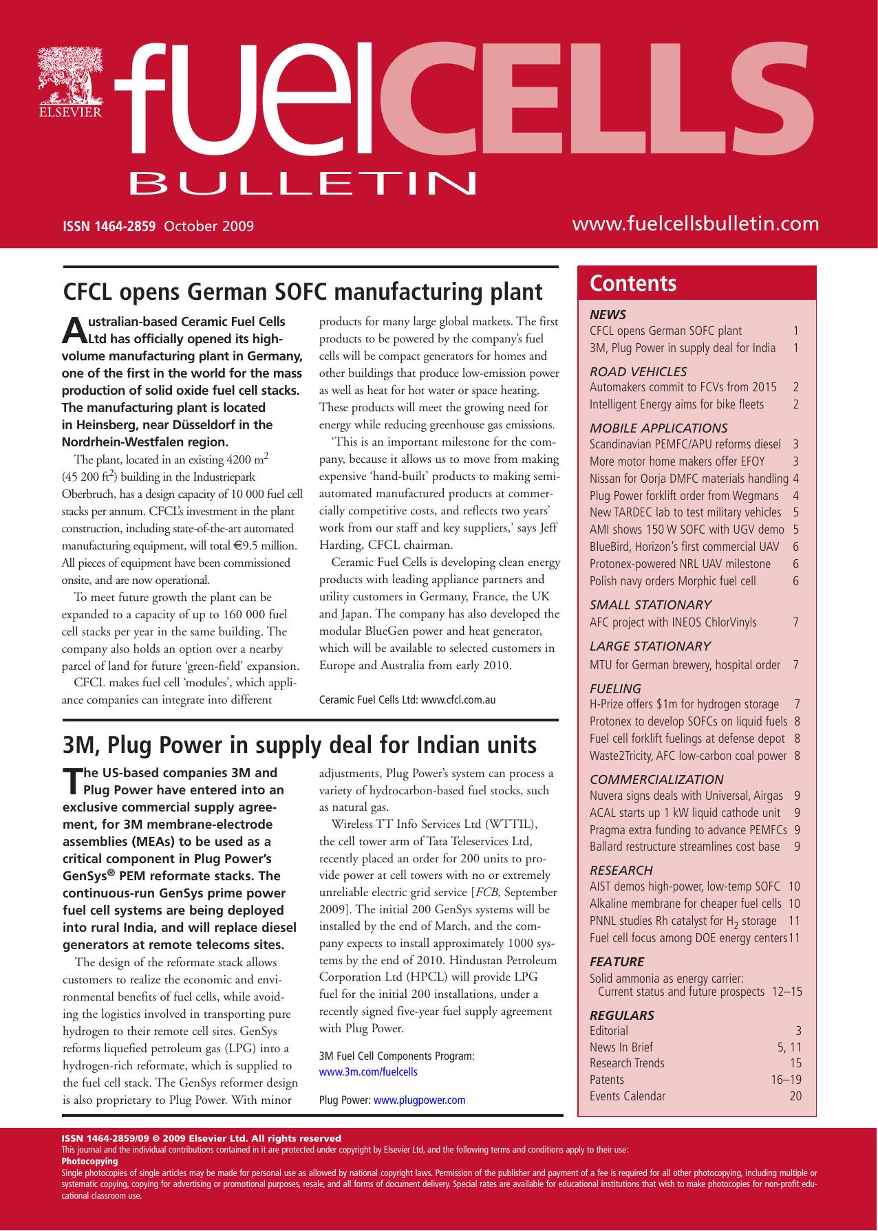 3M, Plug Power in supply deal for Indian units by Unknown