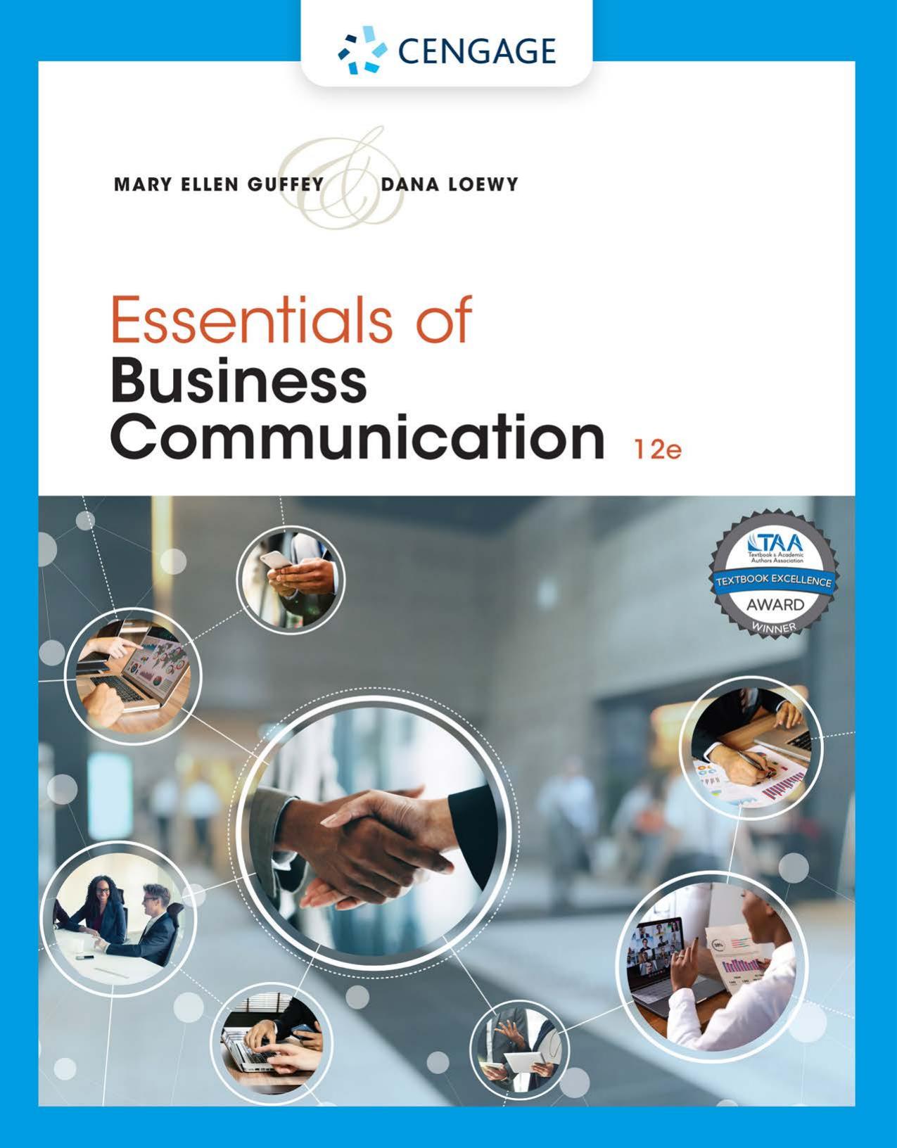3P-EBK:ESSENTIALS BUSINESS COMMUNICATION by Mary Ellen Guffey;Dana Loewy;