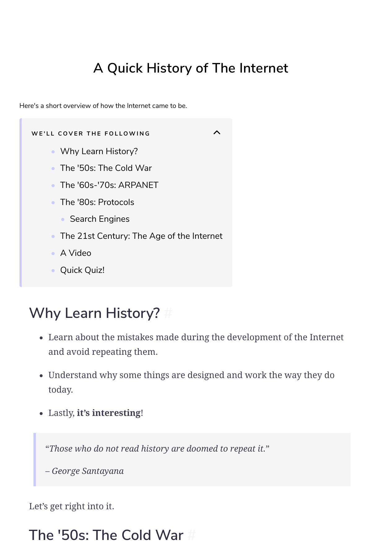 4 A Quick History of The Internet by Unknown