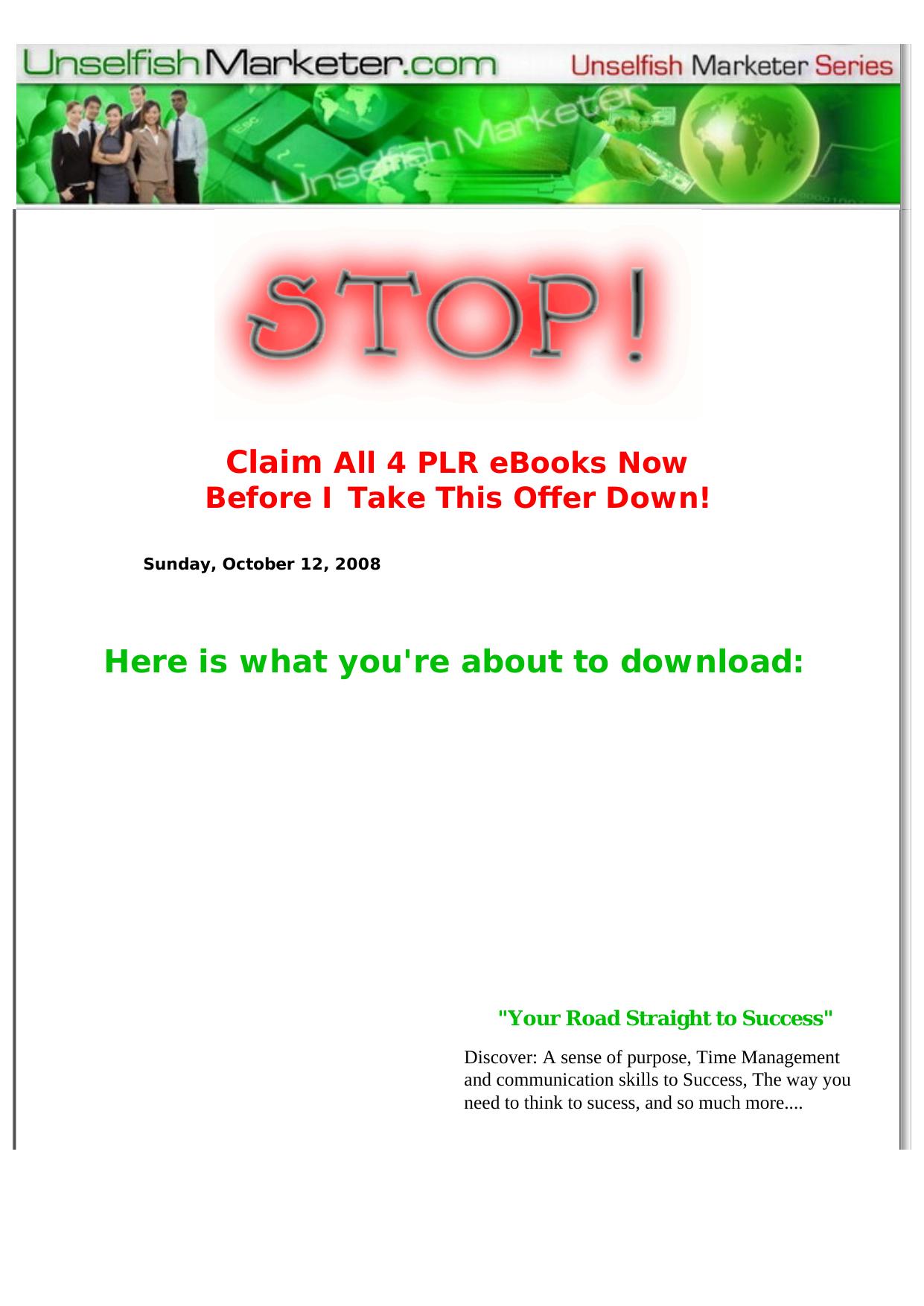 4 Ebooks On Self Improvement. by Best of Kuszter's Collection