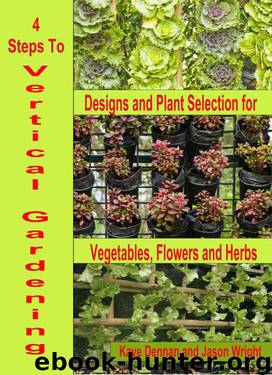 4 Steps to Vertical Gardening: Designs and Plant Selection for Vegetables, Flowers and Herbs by Kaye Dennan & Jason Wright