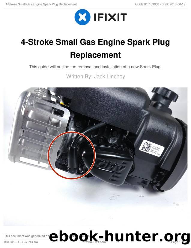 4-Stroke Small Gas Engine Spark Plug Replacement by Unknown